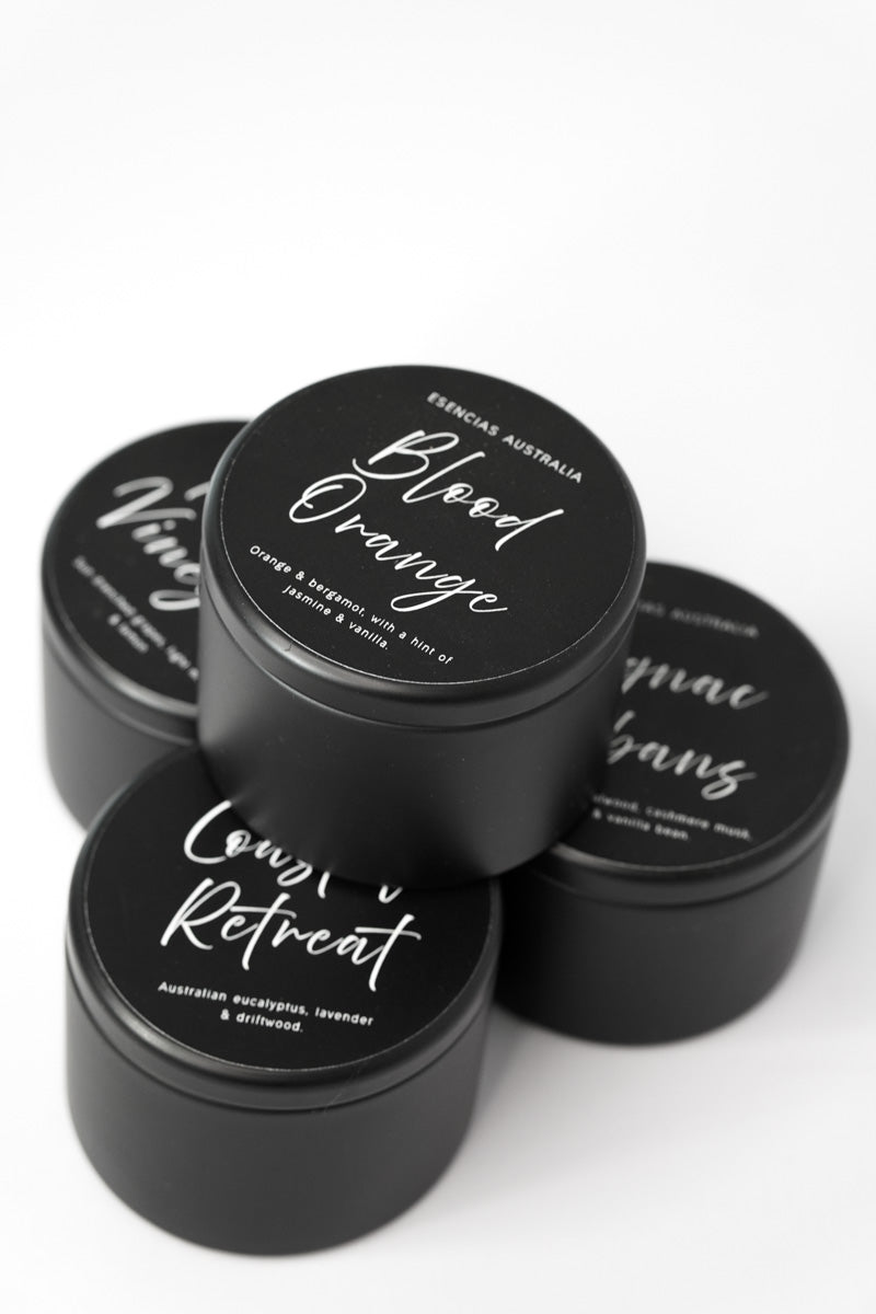 Candle Tin Gift Set – Mini Scented Candle Collection (Set of 4)
