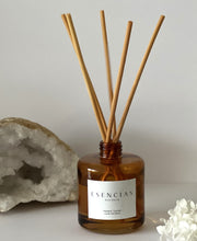 Havana Sunset reed diffuser in amber jar presented in a clean product shot, highlighting its sleek design and warm, inviting aesthetic.